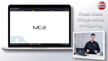 7. Setting up your MC3 BEFORE configuring - VDH Products