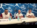 Alabama softball postgame after beating USC Upstate in NCAA Tournament