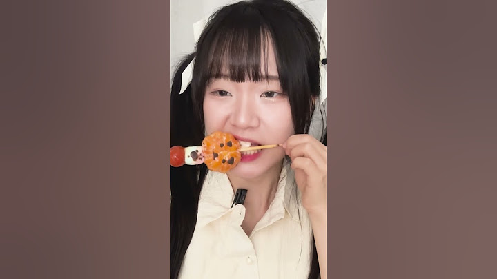 왕가탕후루 신메뉴 산타 탕후루?!