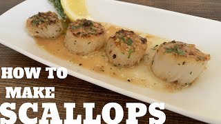 How to Cook Sea Scallops in a cast iron skillet