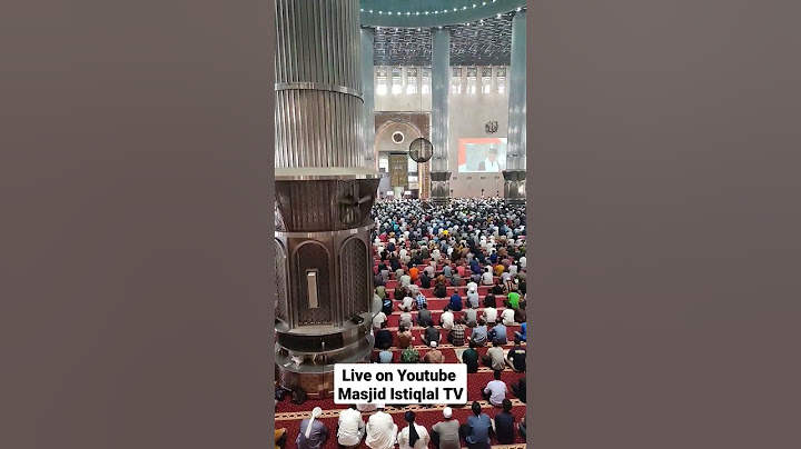 Ramai Penuh Shalat Jumat Masjid Istiqlal