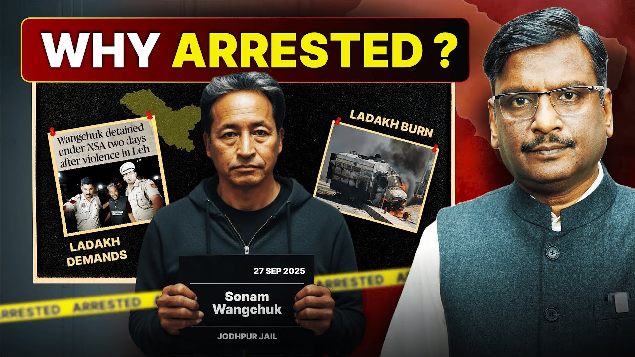 Why Is Ladakh Burning? Sonam Wangchuk’s Arrest & The Truth Behind Protests #ladakh