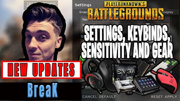 BreaK PUBG Settings, Keybinds, Sensitivity, Gear and Setup Pro Player Updates 2019