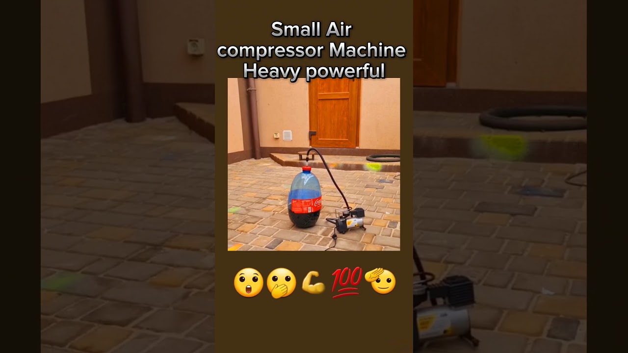 a small Air compressor  produced highly build air pressure  