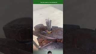 from wire scraps to a rust-cleaning tool