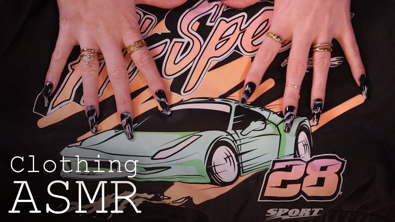 ASMR 1h+ Clothing haul, H&M, Zeeman (🎧 soft spoken, fabric sounds, tapping)