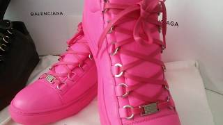 balenciaga arena neon