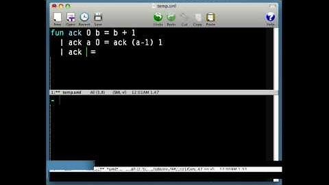 Simple Interaction with SML/NJ Under Emacs 2