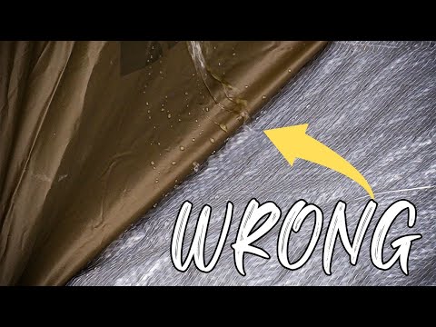 How To Set Up A Tent Ground Tarp Correctly