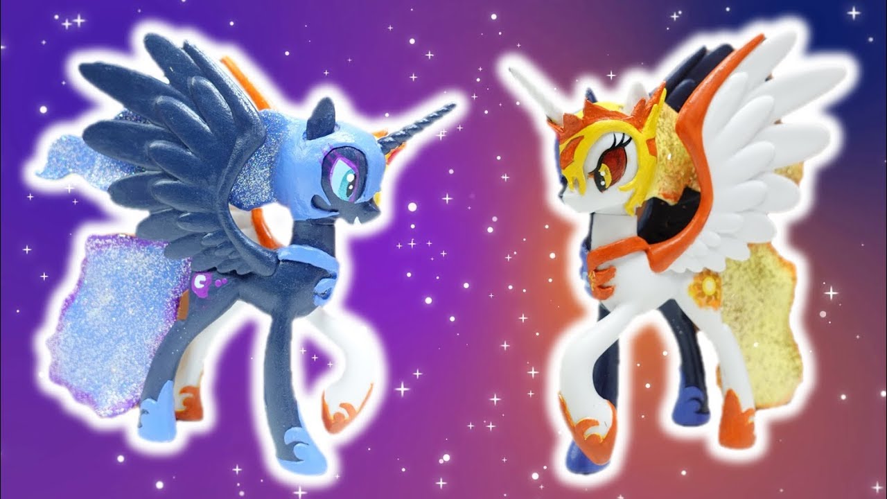 Daybreaker and Nightmare Moon Custom Split Pony Transformation - YouTube