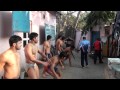 Indian wrestling  wrestlers at hanuman akhara