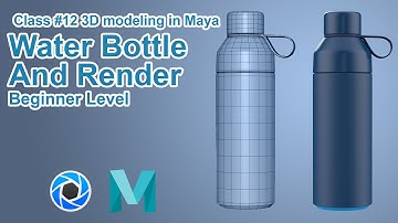 Autodesk Maya 3D modeling Class 12 Tutorial Bottle 3D modelling and Rendering Step | Urdu / Hindi