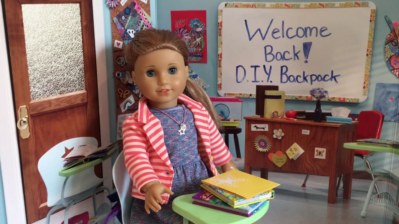 DIY No Sew American Girl Backpack Agartsystudios YouTube diy-no-sew-american-girl-backpack-agartsystudios-youtube