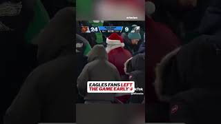 eagles fans went home early