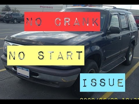 2003 Ford Explorer won't crank wont start issue.....one click....fixed