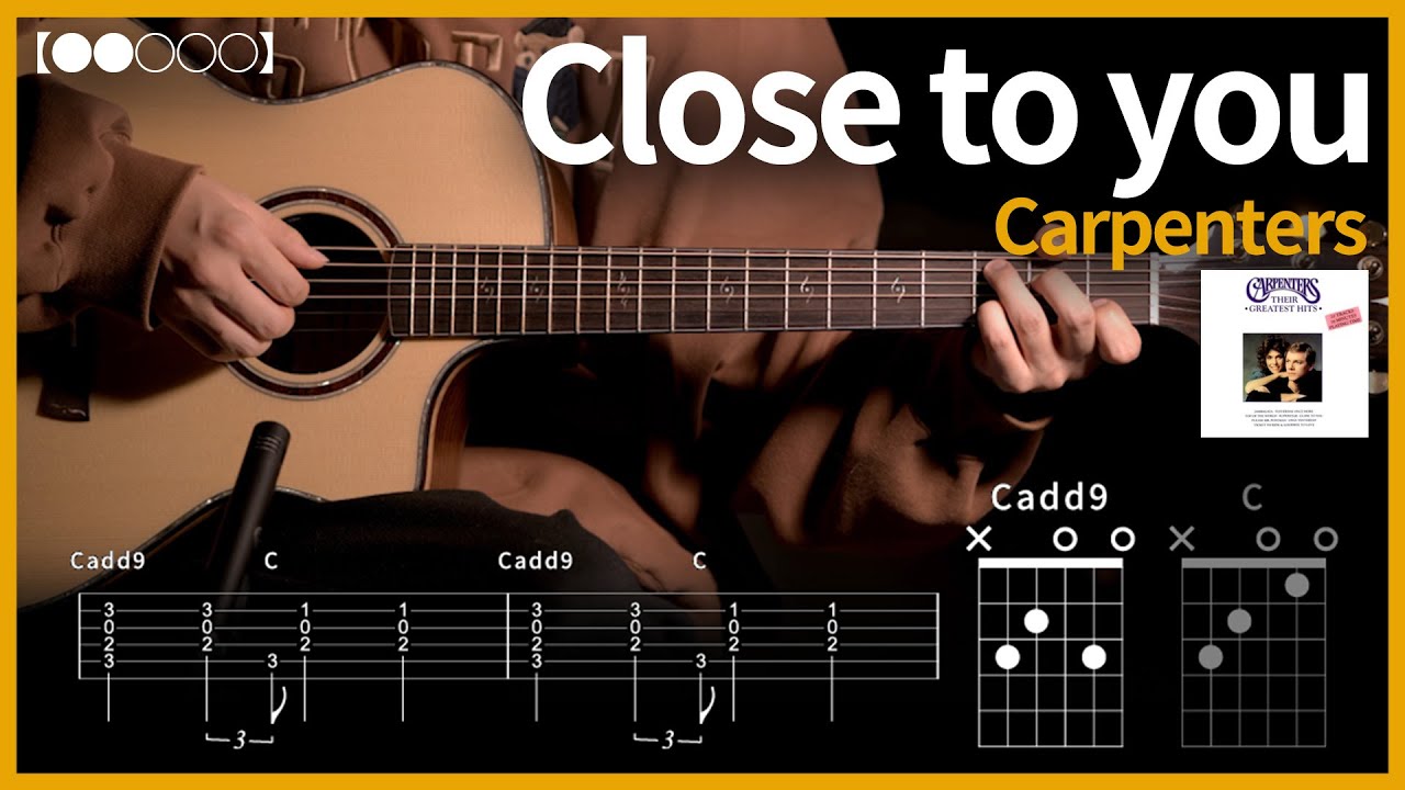 TAB】Carpenters - Close to You - FingerStyle Jazz Guitar
