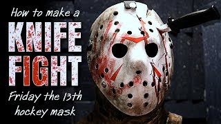 How to Make a 'Knife Fight' Jason Mask  Friday The 13th DIY