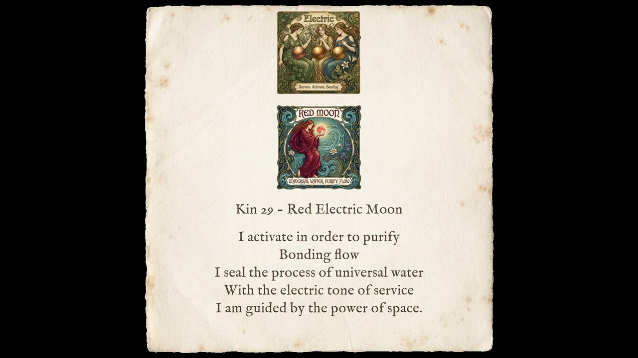 Kin 29 - Red Electric Moon - Dreamspell Reading