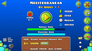 “Mediterranean” by Dioxy (Geometry Dash) Mobile