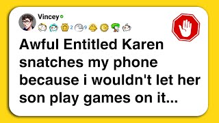 r/EntitledParents - Karen Gets Humbled…