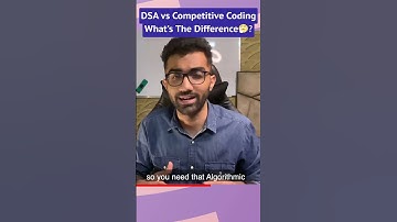 DSA versus competitief coderen | Wat is het verschil? #shorts