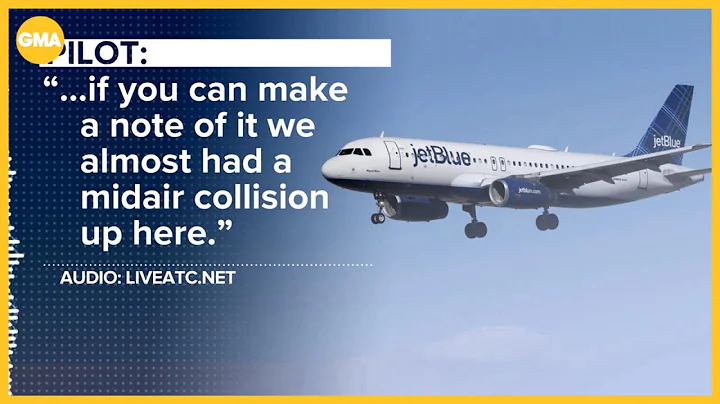 JetBlue plane narrowly avoids midair collision with military aircraft
