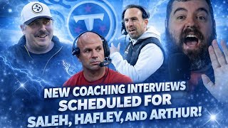Tennessee Titans fan reaction to Robert Saleh, Jeff Hafley, & Arthur Smith getting interviews!