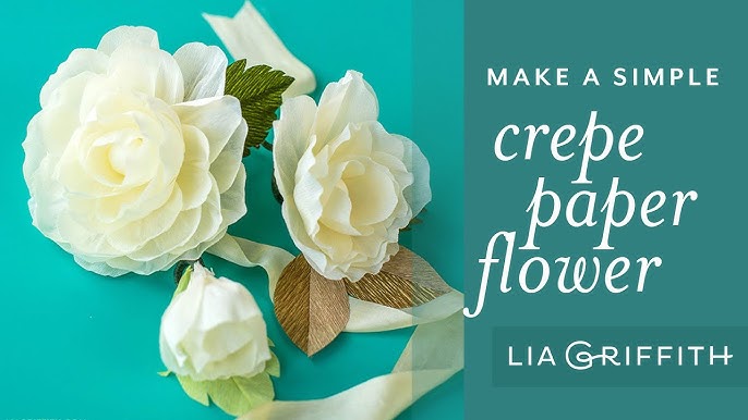 Wild Rose Crepe Paper Flower Online Course