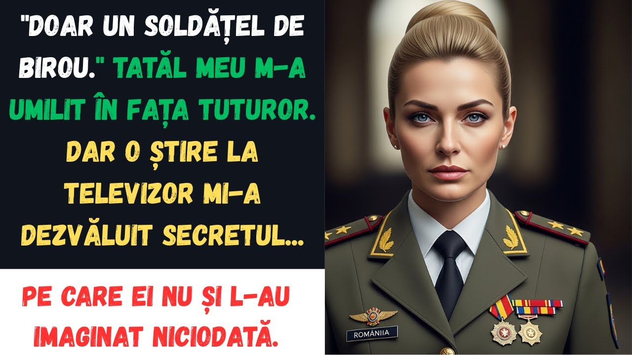 Doar un soldățel de birou!, a strigat tatăl meu — atunci un General a dezvăluit adevărata mea gradă.