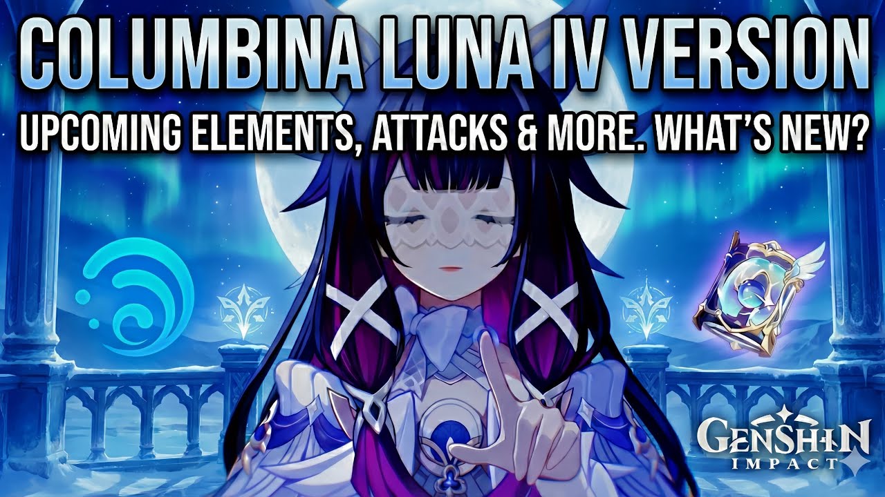 Columbina luna IV versión | Element & Abilities Explained | Genshin Impact Fatui Leak | in Hindi