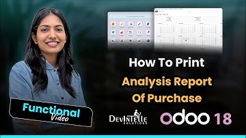 How To Print Analysis Report Of Purchase In Odoo | #OdooPurchase