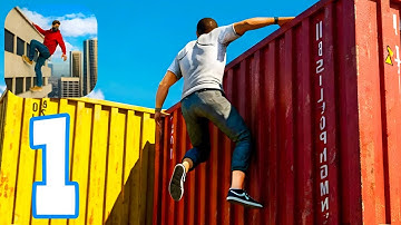 Rooftop Parkour Go Up - Gameplay Walkthrough Part 1 ( ANDROID / iOS )