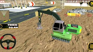 Gameplay review air port construction construction simulator tree cutter loader tractor levels 1-5 screenshot 4