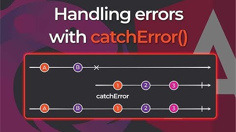 Catching them Errors with RxJS catchError