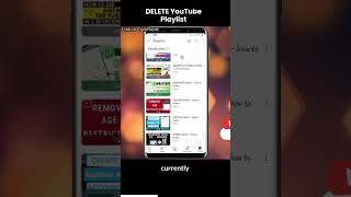 DELETE Playlists on YouTube