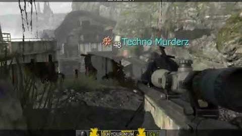 -Cx- Techno KillzZ - MW3 - Couple of quickscopes on Aground