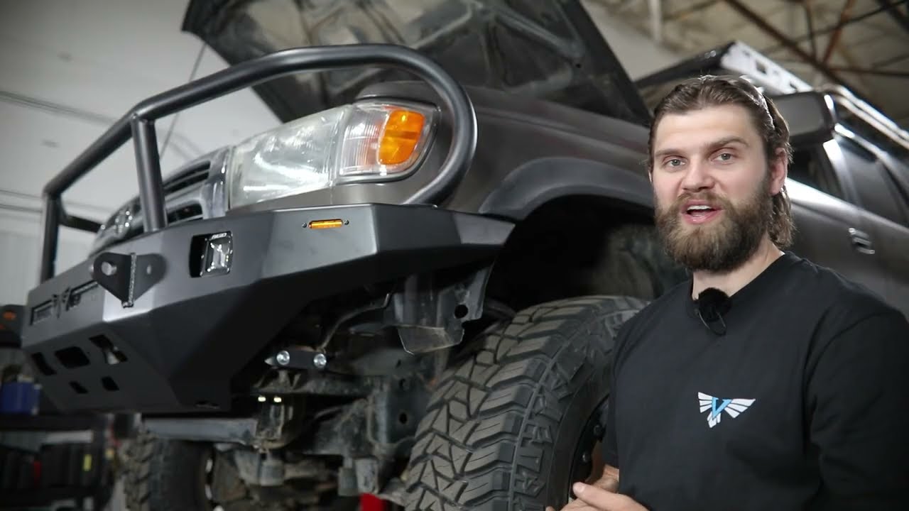 3rd Gen 4Runner Front Strike Bumper Install YouTube