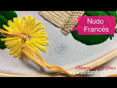 NUDO FRANCÉS BORDADO