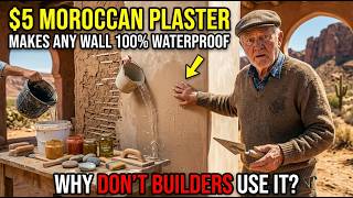 This $5 Moroccan Plaster Makes ANY Wall 100% Waterproof WITHOUT Paint. Why Don't Builders Use It?