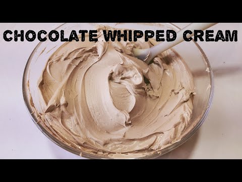 Video: How To Make Light Chocolate Cream