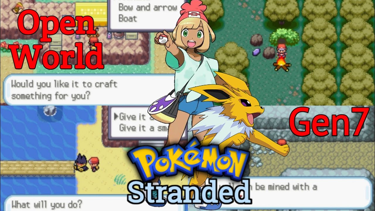 [New] Pokemon Stranded (GBA) - 2021 | Gen7, DPPt Style Font, Open World ...