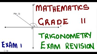 Mathematics Grade 11 Trigonometry Revision @mathszoneafricanmotives