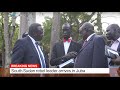 Breaking news south sudan rebel leader arrives in juba