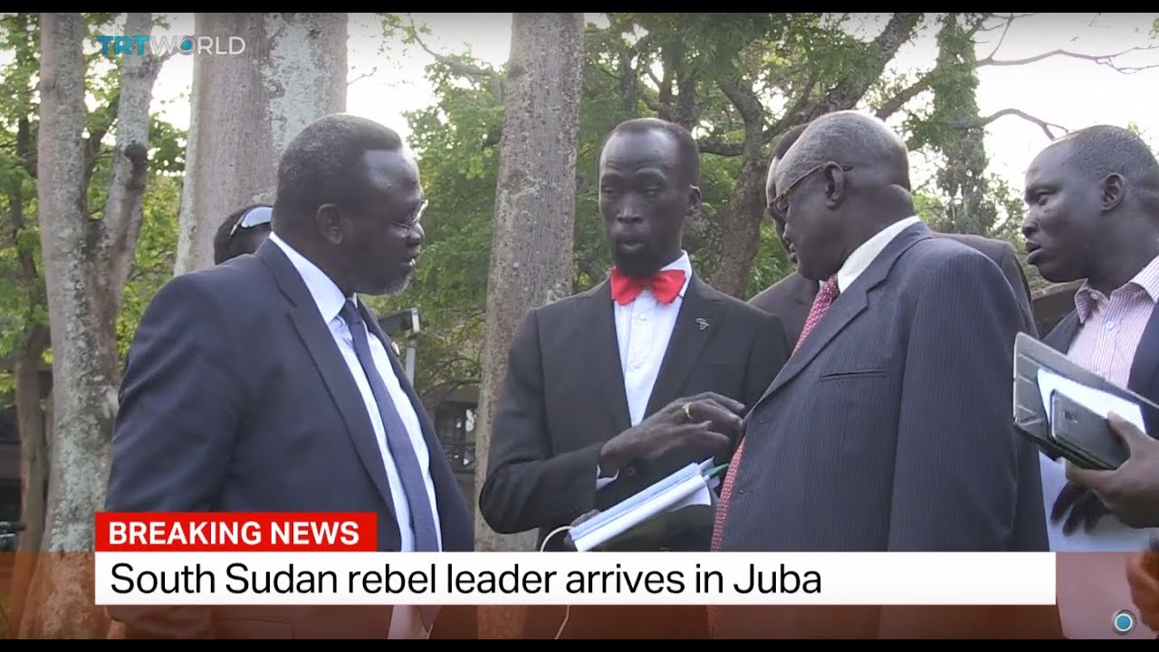 ⁣Breaking News: South Sudan rebel leader arrives in Juba