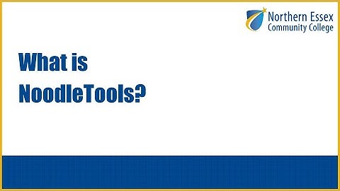 What is NoodleTools?
