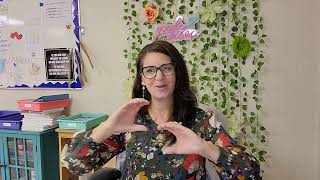 ASL Back to School Vocabulary
