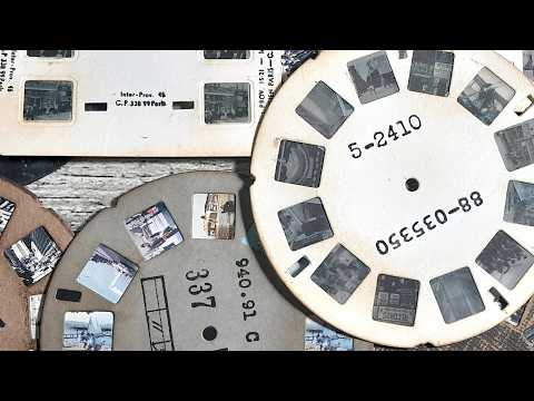 Picture Wheel and Stereoscope Slides: Nostalgic Embellishments for Junk Journals [w/ Tim Holtz Dies]