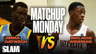 Jimma Gatwech vs Malachi Wideman: Who was the BEST DUNKER in High School!? SLAM Matchup Monday 🐰