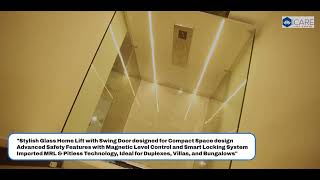 ✨Compact Glass Home Elevator | Imported Hydraulic Lift Tech | Half Glass Cladding with Safety Doors Net Worth
