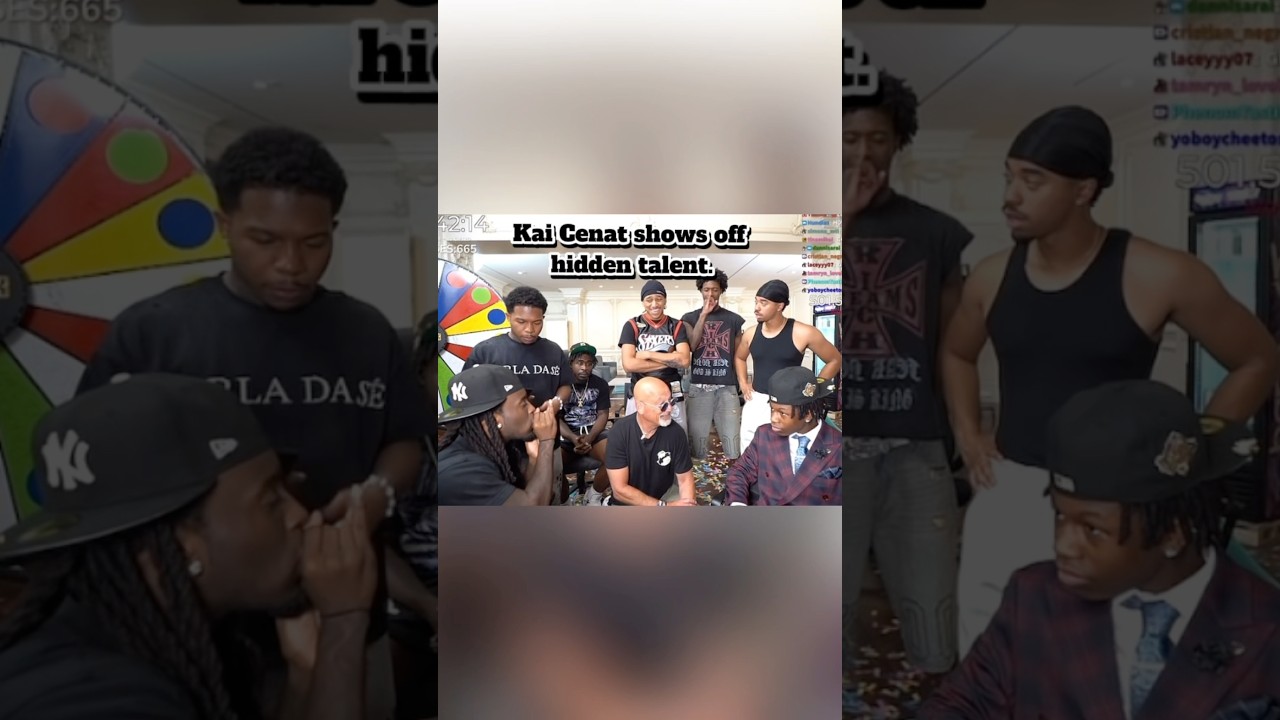 Kai shows his new talent. &ldquo;Doi Doi Doi&rdquo; 😂😂😂 #kaicenat #howiemandel #mafiathon3